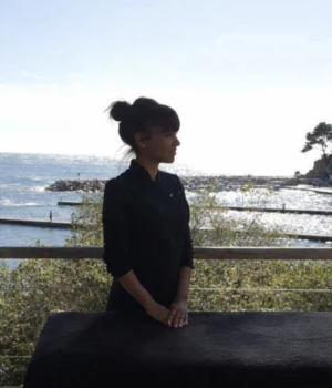 Vue sur terrasse dune maison d'hôtes à viggianello, massage fait par Sylvie de corsica massage 